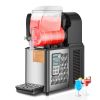 Commercial Slushy Machine, 4L Single Tank Frozen Drink Machine, 16 Cups Stainless Steel Margarita Smoothie Frozen Drink Maker