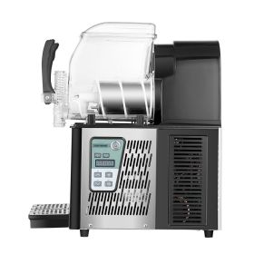 Commercial Slushy Machine, 4Lx2 Double Tank Frozen Drink Machine, 32 Cups Stainless Steel Margarita Smoothie Frozen Drink Maker