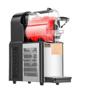 Commercial Slushy Machine, 3L Single Bowl Slush Drink Maker, 330W Frozen Drink Machine with Temperature Preservation
