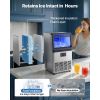 Commercial Ice Maker Machine, 80 lbs/24h with 13 lbs Storage Capacity, Countertop/Freestanding/Under Counter