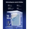 Commercial Ice Maker Machine, 800LBS/24H Ice-Making Machine with 300LBS Stainless Steel Storage Bin