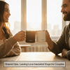 Insulated Stainless Steel Coffee Mug with Leak-Proof Lid – Reusable Office/Trave